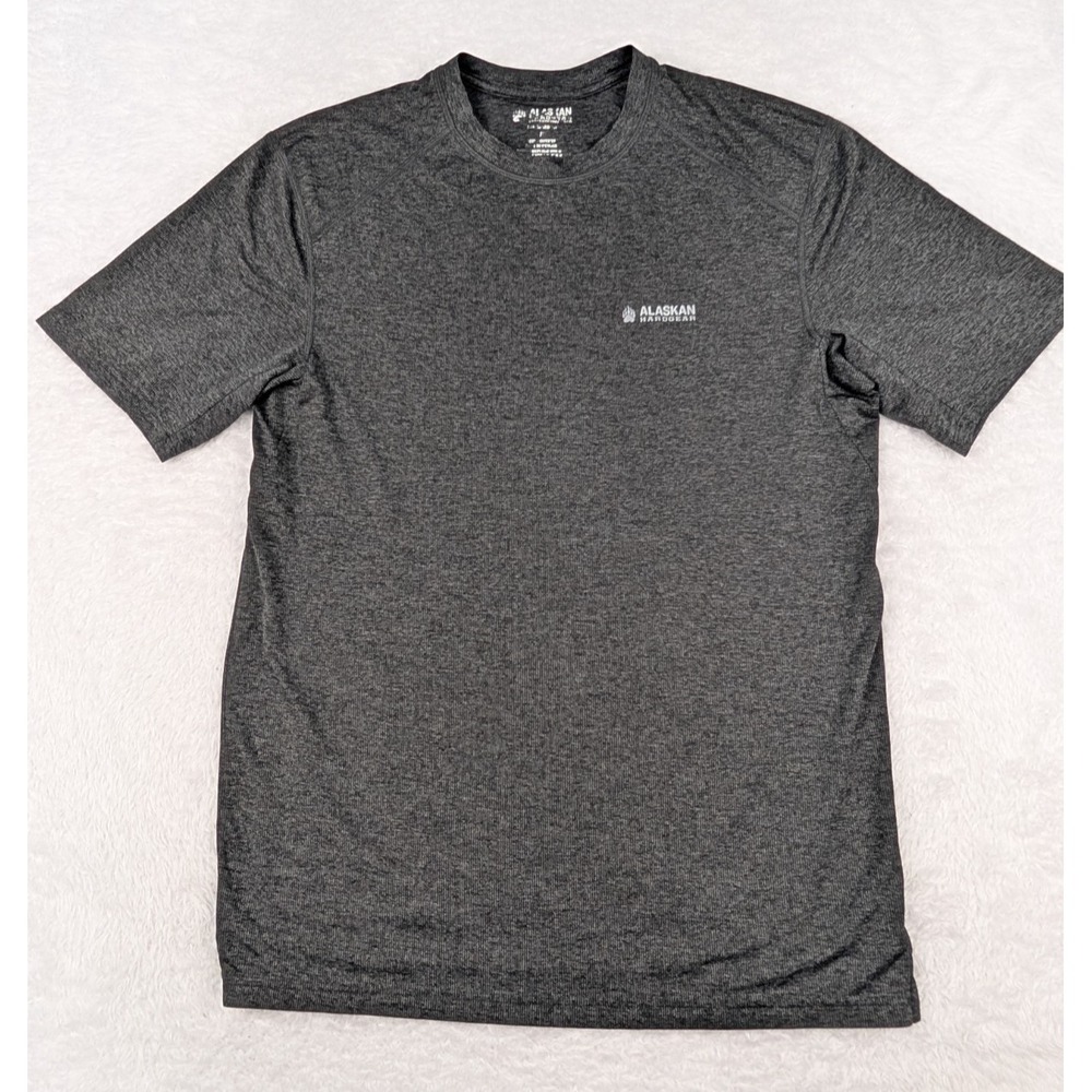 Alaskan Hardgear T-Shirt Men's S Duluth Trading Co Charcoal Gray Performance